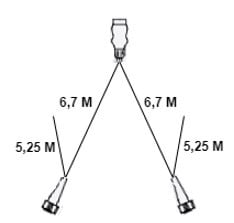 Aspock Aspock hoofdkabel - 6,7 meter lang - 13-polig - voorzien van 2x 8-polige connector - inclusief aftakkingen