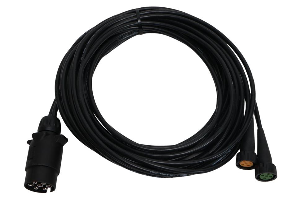 Aspock Aspöck hoofdkabel - 7 meter - 7 polig -  2x 5 polige connector