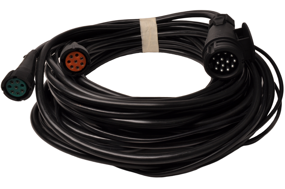 Aspock Aspock hoofdkabel - 8 meter lang - 13-polig - voorzien van 2x 8-polige connector - inclusief aftakkingen voor markeringsverlichting