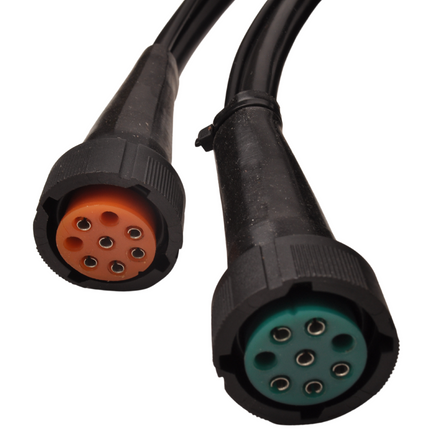 Aspock Aspock hoofdkabel - 8 meter lang - 13-polig - voorzien van 2x 8-polige connector - inclusief aftakkingen voor markeringsverlichting