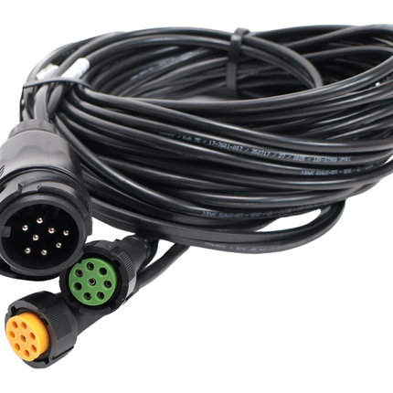 Aspock Aspock hoofdkabel - 8 meter lang - 13-polig - voorzien van 2x 8-polige connector - inclusief aftakkingen voor markeringsverlichting