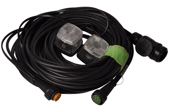 Aspock Aspock hoofdkabel - 8,4 meter lang - 13-polig - voorzien van 8-polige connectoren - inclusief voorgemonteerde markeringsverlichting - Plug&Play