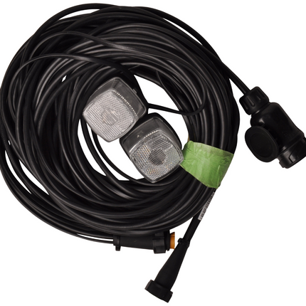 Aspock Aspock hoofdkabel - 8,4 meter lang - 13-polig - voorzien van 8-polige connectoren - inclusief voorgemonteerde markeringsverlichting - Plug&Play