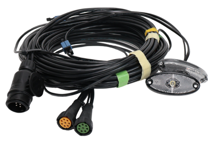 Aspock Aspock hoofdkabel - 8,4 meter lang - 13-polig - voorzien van 8-polige connectoren - inclusief voorgemonteerde markeringsverlichting - Plug&Play