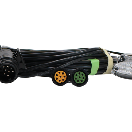 Aspock Aspock hoofdkabel - 8,4 meter lang - 13-polig - voorzien van 8-polige connectoren - inclusief voorgemonteerde markeringsverlichting - Plug&Play