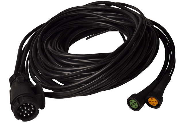Aspock Aspöck hoofdkabel - 9 meter - 13 polig - 2x 5 polige connector - inclusief aftakkingen