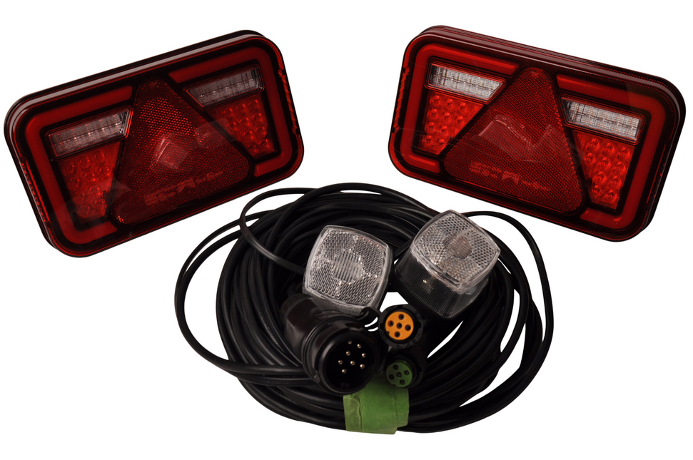Aspock Aspock Multiled 4  LED verlichtingsset 13 polig - inclusief markeringsverlichting   - kies de gewenste hoofdkabel