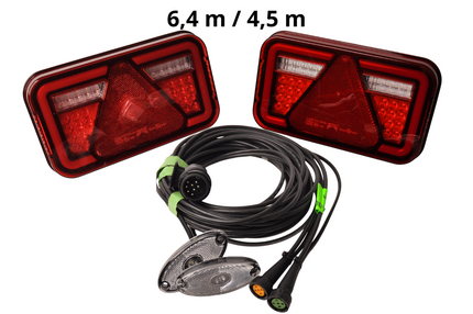 Aspock Aspock Multiled 4  LED verlichtingsset 13 polig - inclusief markeringsverlichting   - kies de gewenste hoofdkabel