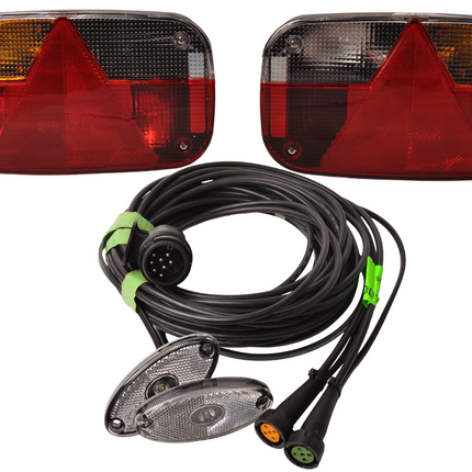 Aspock Aspock Multipoint 3 verlichtingsset - 13 polig - inclusief markeringsverlichting - kies de gewenste hoofdkabel