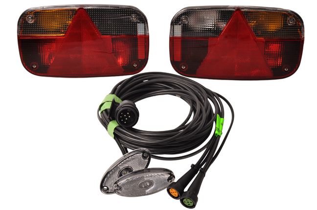 Aspock Aspock Multipoint 3 verlichtingsset - 13 polig - inclusief markeringsverlichting - kies de gewenste hoofdkabel