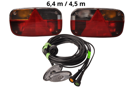 Aspock Aspock Multipoint 3 verlichtingsset - 13 polig - inclusief markeringsverlichting - kies de gewenste hoofdkabel