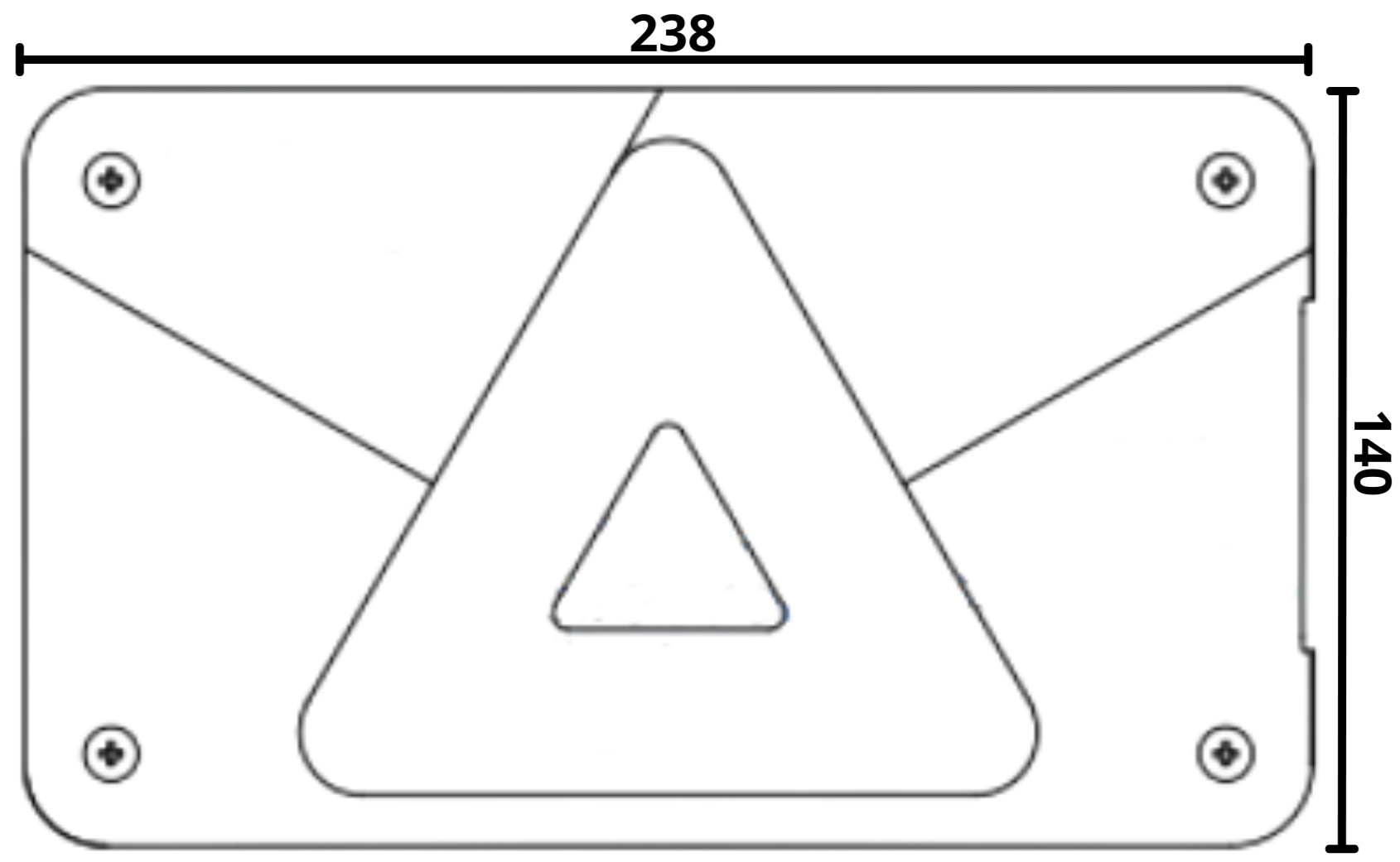 Los glas voor Aspock Multipoint 5/V - losse lens - 18-8487-007