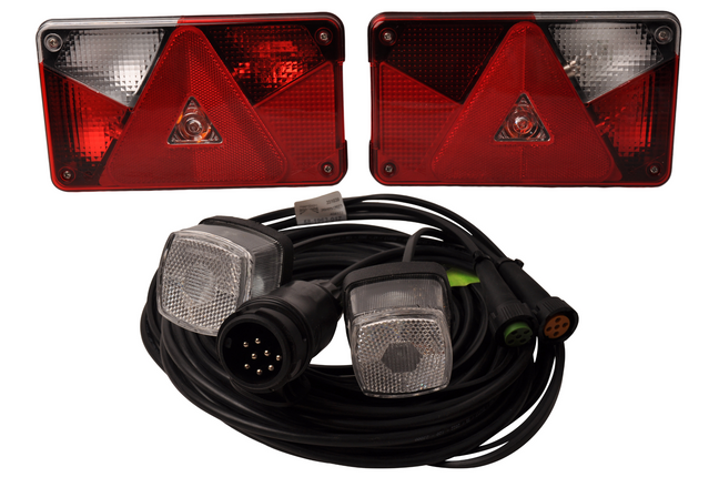 Aspock Aspock Multipoint 5 verlichtingsset - 13 polig - inclusief markeringsverlichting - kies de gewenste hoofdkabel