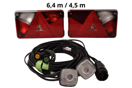 Aspock Aspock Multipoint 5 verlichtingsset - 13 polig - inclusief markeringsverlichting - kies de gewenste hoofdkabel