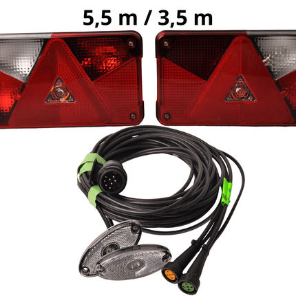 Aspock Aspock Multipoint 5 verlichtingsset - 13 polig - inclusief markeringsverlichting - kies de gewenste hoofdkabel