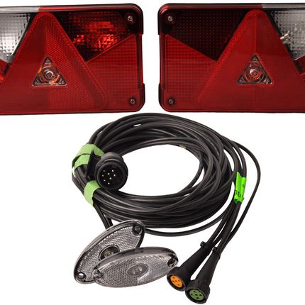 Aspock Aspock Multipoint 5 verlichtingsset - 13 polig - inclusief markeringsverlichting - kies de gewenste hoofdkabel