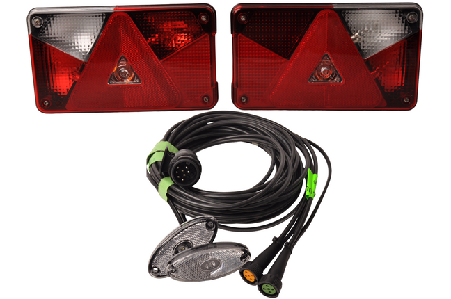 Aspock Aspock Multipoint 5 verlichtingsset - 13 polig - inclusief markeringsverlichting - kies de gewenste hoofdkabel