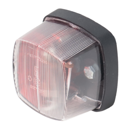 Aspock Aspock squarepoint breedtelamp rood/wit - 2 meter DC kabel 2x0,75 mm²