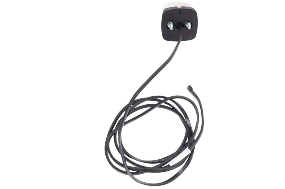Aspock Aspock squarepoint breedtelamp rood/wit - 2 meter DC kabel 2x0,75 mm²
