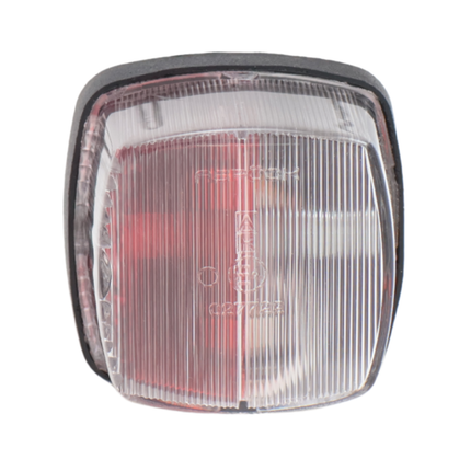 Aspock Aspock squarepoint breedtelamp rood/wit - 2 meter DC kabel 2x0,75 mm²