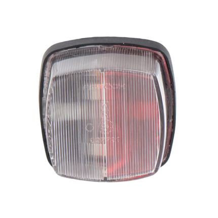 Aspock Aspock squarepoint breedtelamp rood/wit - 2 meter DC kabel 2x0,75 mm²