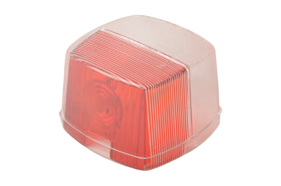 Aspock Aspock Squarepoint - rood/wit - los glaasje/los glas