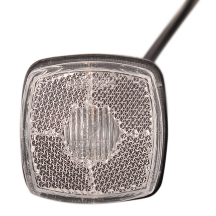 Aspock Aspock Squarepoint wit met 50 cm DC-kabel