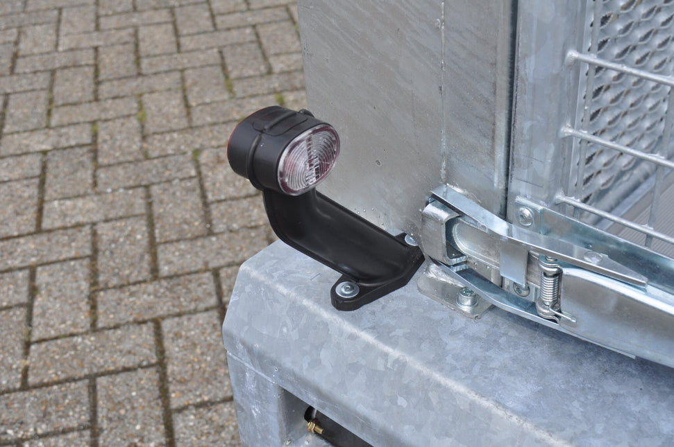 Aspock Aspock Superpoint 2 - links - wit/oranje/rood - 1 meter platte kabel