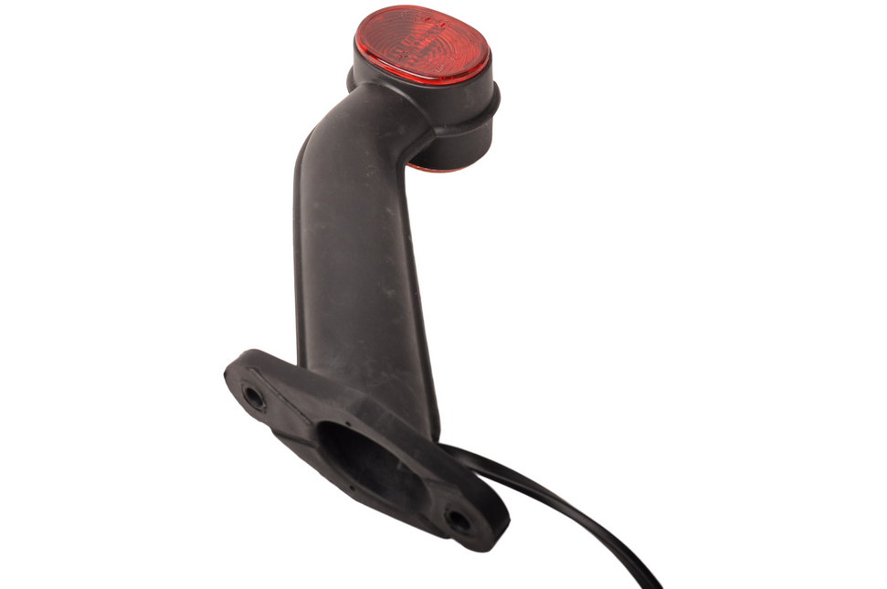 Aspock Aspock Superpoint 2 - rechts - wit/oranje/rood - 1 meter platte kabel