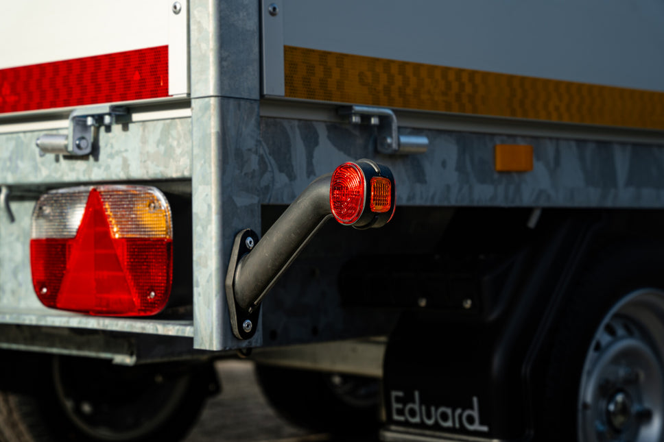 Aspock Aspock Superpoint 2 - rechts - wit/oranje/rood - 1 meter platte kabel
