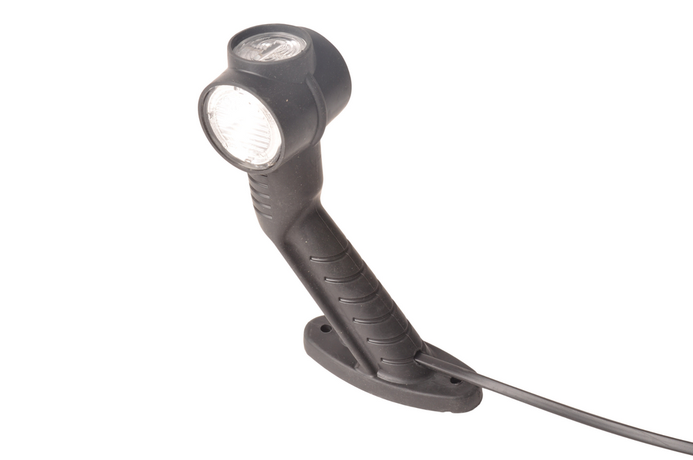 Aspock Aspock Superpoint 3 LED - links - wit/oranje/rood - 1 meter platte kabel