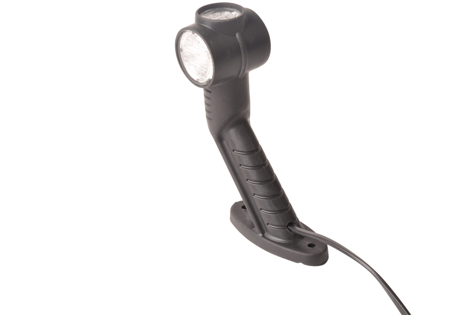 Aspock Aspock Superpoint 3 LED - rechts - wit/oranje/rood - 1 meter platte kabel