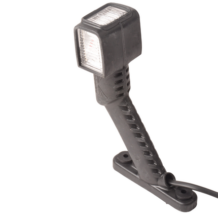 Aspock Aspock Superpoint 4 - rechts - wit/rood/oranje - LED - 100 cm platte kabel