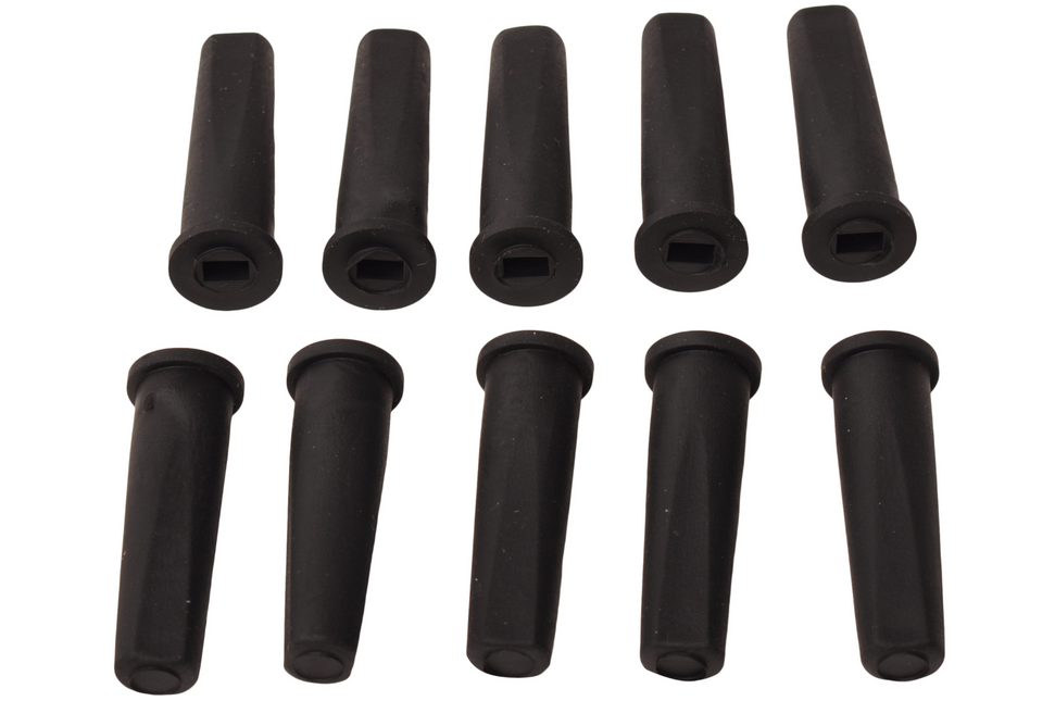 Aspock Eindkap tbv platte DC kabel - 10 stuks
