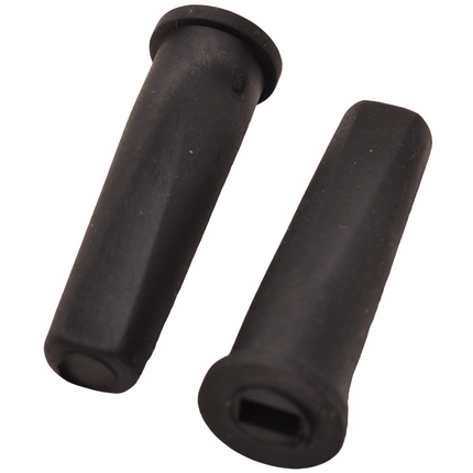 Aspock Eindkap tbv platte DC kabel - 10 stuks