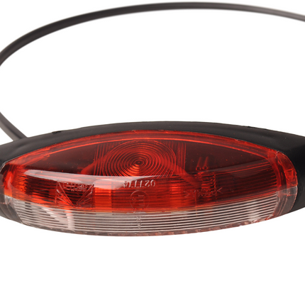 Aspock Flexipoint 2 markeringslicht rood/wit - 250 cm kabel