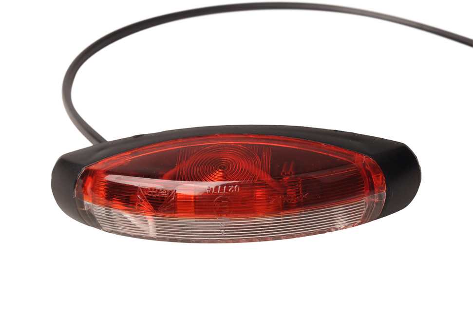 Aspock Flexipoint 2 markeringslicht rood/wit - 250 cm kabel