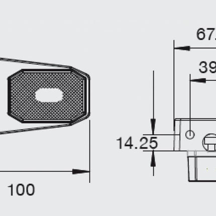 Aspock Flexipoint 50 cm DC-kabel op houder