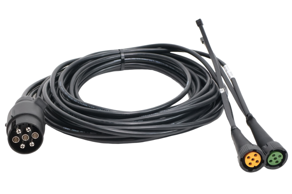 Aspock Hoofdkabel Aspöck - 5 meter - 7 polig - 2x 5 polige connector - inclusief aftakkingen