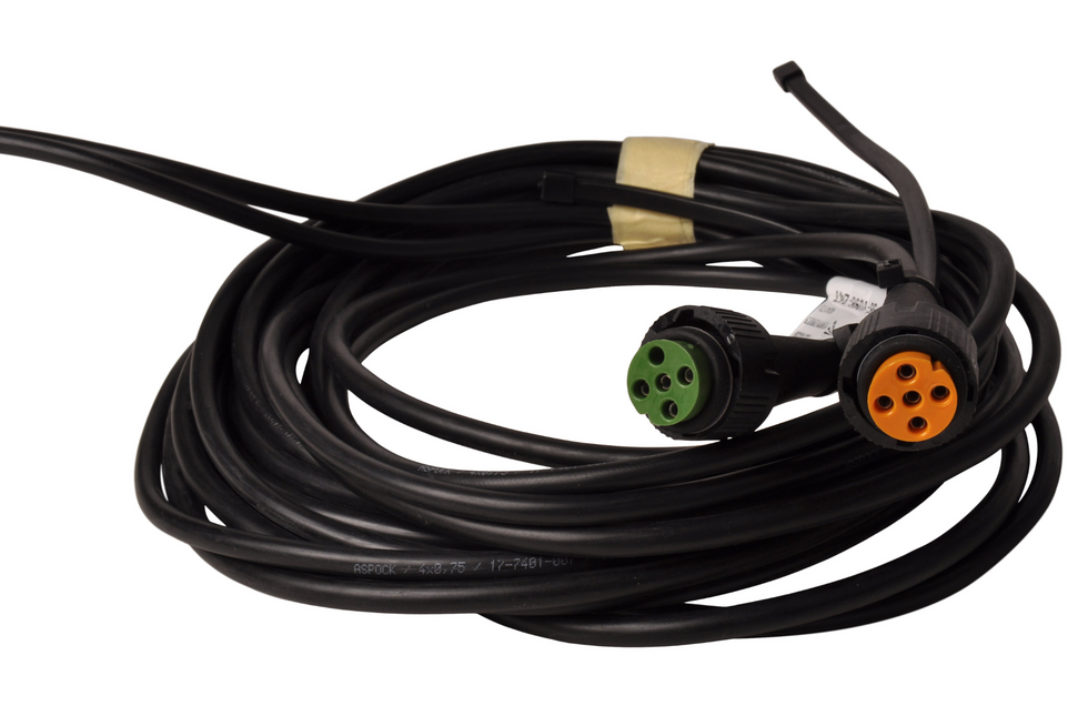 Aspock Hoofdkabel Aspock - 5 meter lang - 7-polig - voorzien van 2x 5-polige connector - inclusief aftakkingen