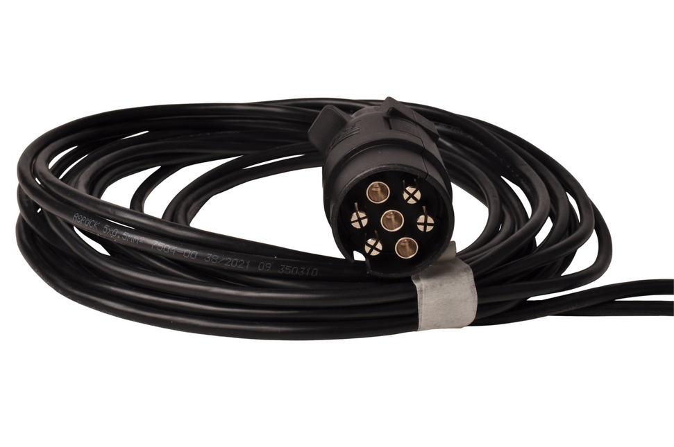 Aspock Hoofdkabel Aspock - 5 meter lang - 7-polig - voorzien van 2x 5-polige connector