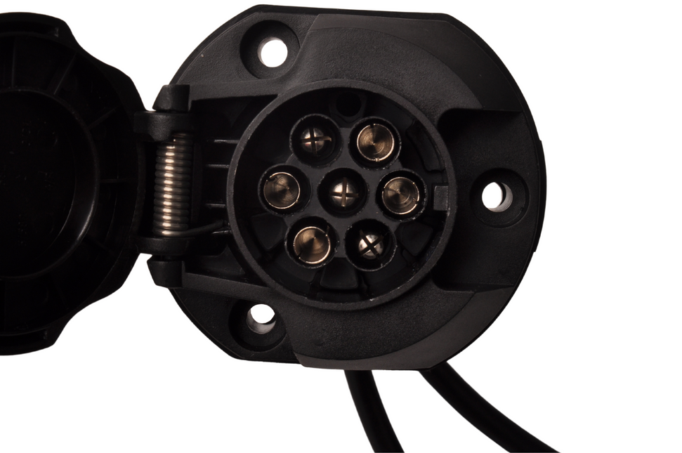 Aspock Hoofdkabel met stekkerdoos - 600 cm - 7 polig - 2x 5 polig -  aftakkingen 310 cm - type Aspock