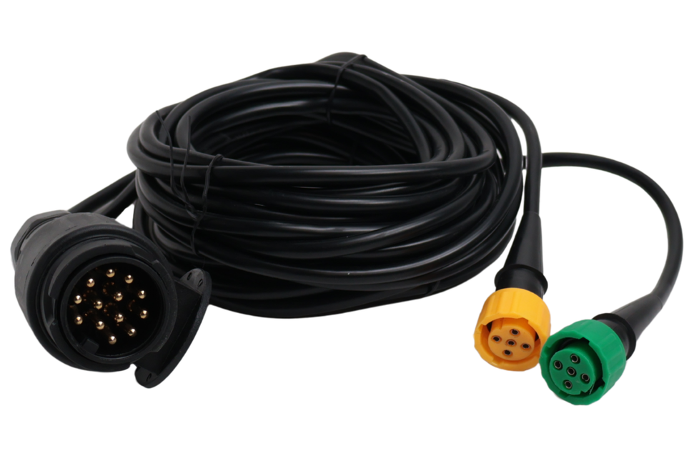 Aspock Hoofdkabel Type Aspock - 5 meter lang - 13-polig - voorzien van 2x 5-polige connector