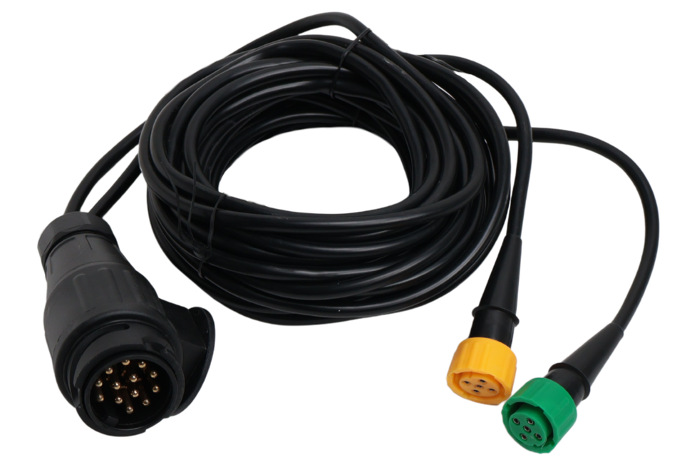 Aspock Hoofdkabel Type Aspock - 5 meter lang - 13-polig - voorzien van 2x 5-polige connector