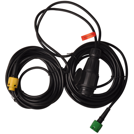 Aspock Hoofdkabel Type Aspock - 6 meter lang - 13-polig - voorzien van 2x 5-polige connector