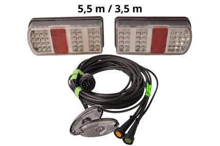 Aspock Led set  - 13 polig - inclusief voorgemonteerde markeringsverlichting - kies de gewenste hoofdkabel