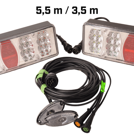 Aspock Led set  - 13 polig - inclusief voorgemonteerde markeringsverlichting - kies de gewenste hoofdkabel