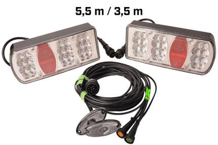 Aspock Led set  - 13 polig - inclusief voorgemonteerde markeringsverlichting - kies de gewenste hoofdkabel