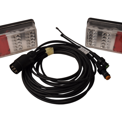 Aspock Led set - 5 meter - 7 polig - aftakkingen