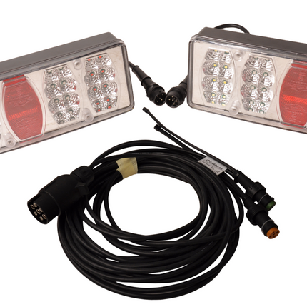 Aspock Led set - 5 meter - 7 polig - aftakkingen